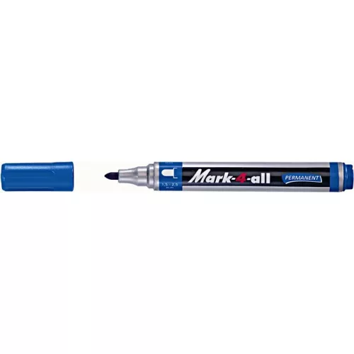 Alkoholos marker, 1,5-2,5 mm, kúpos, STABILO "Mark-4-all", kék