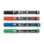 Alkoholos marker, 1,5-2,5 mm, kúpos, STABILO "Mark-4-all", fekete