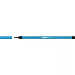 Filctoll, 1 mm, STABILO "Pen 68", neon kék