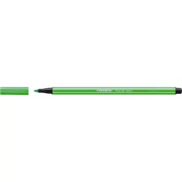 Filctoll, 1 mm, STABILO "Pen 68", neon zöld