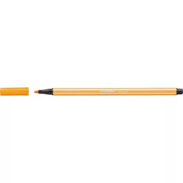   Filctoll, 1 mm, STABILO "Pen 68", neon narancssárga