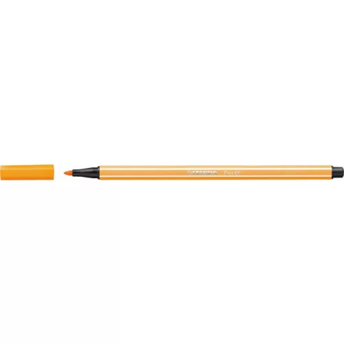 Filctoll, 1 mm, STABILO "Pen 68", neon narancssárga