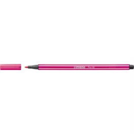 Filctoll, 1 mm, STABILO "Pen 68", neon rózsaszín