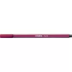 Filctoll, 1 mm, STABILO "Pen 68", bíborvörös