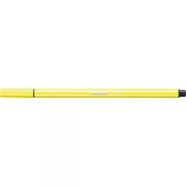 Filctoll, 1 mm, STABILO "Pen 68", citromsárga