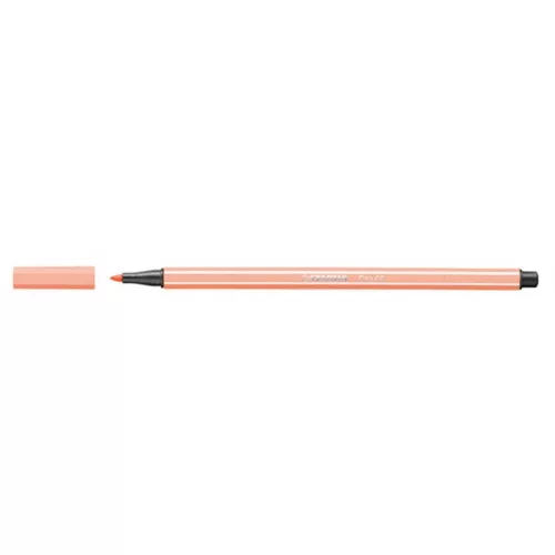 Filctoll, 1 mm, STABILO "Pen 68", világos testszínű