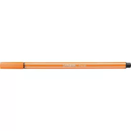   Filctoll, 1 mm, STABILO "Pen 68", halvány narancssárga