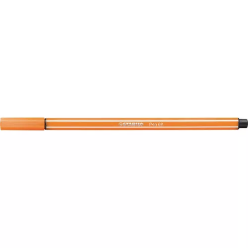 Filctoll, 1 mm, STABILO "Pen 68", halvány narancssárga