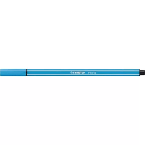 Filctoll, 1 mm, STABILO "Pen 68", világoskék