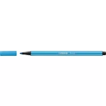 Filctoll, 1 mm, STABILO "Pen 68", világoskék