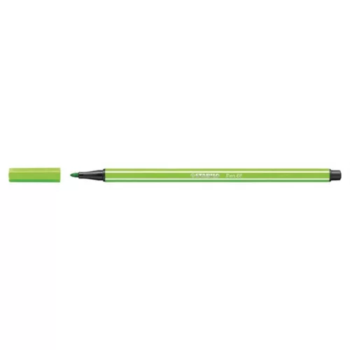 Filctoll, 1 mm, STABILO "Pen 68", világoszöld