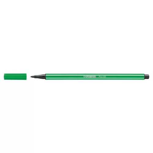 Filctoll, 1 mm, STABILO "Pen 68", zöld