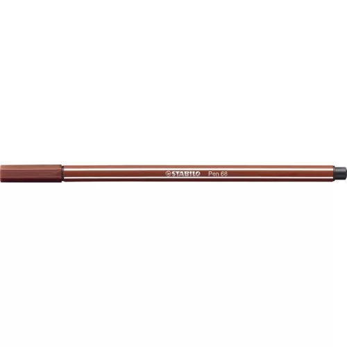 Filctoll, 1 mm, STABILO "Pen 68", téglavörös