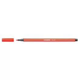 Filctoll, 1 mm, STABILO "Pen 68", világos piros