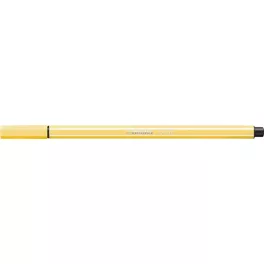 Filctoll, 1 mm, STABILO "Pen 68", sárga