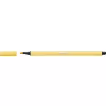 Filctoll, 1 mm, STABILO "Pen 68", sárga