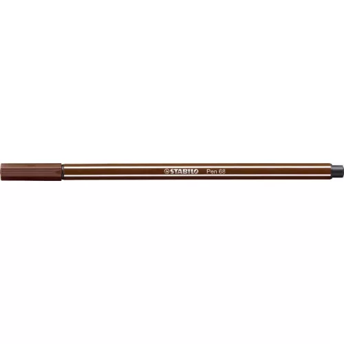 Filctoll, 1 mm, STABILO "Pen 68", barna