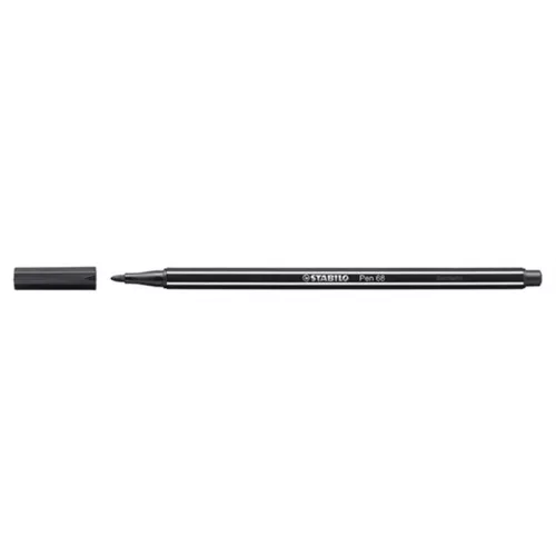 Filctoll, 1 mm, STABILO "Pen 68", fekete