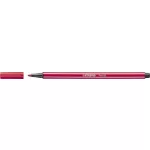 Filctoll, 1 mm, STABILO "Pen 68", sötétpiros