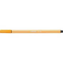 Filctoll, 1 mm, STABILO "Pen 68", narancssárga