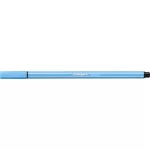 Filctoll, 1 mm, STABILO "Pen 68", azúrkék
