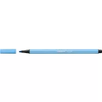 Filctoll, 1 mm, STABILO "Pen 68", azúrkék