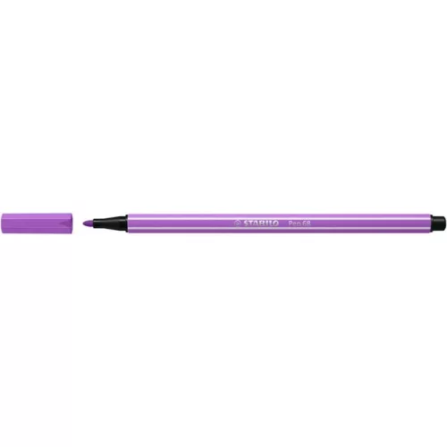 Filctoll, 1 mm, STABILO "Pen 68", szilva