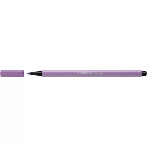 Filctoll, 1 mm, STABILO "Pen 68", szürkéslila