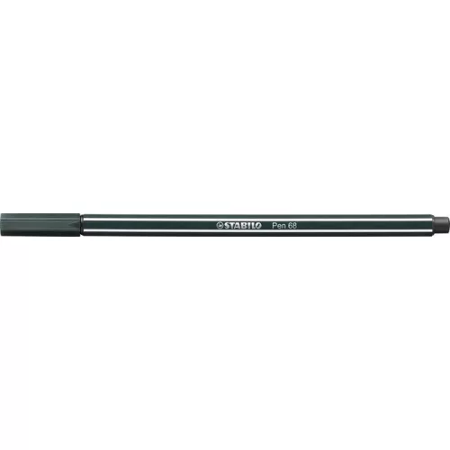 Filctoll, 1 mm, STABILO "Pen 68", sötétzöld