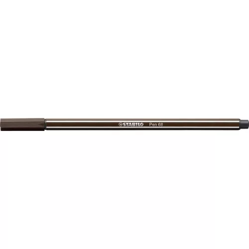Filctoll, 1 mm, STABILO "Pen 68", kávébarna