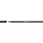 Filctoll, 1 mm, STABILO "Pen 68", kávébarna