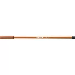 Filctoll, 1 mm, STABILO "Pen 68", vörösbarna
