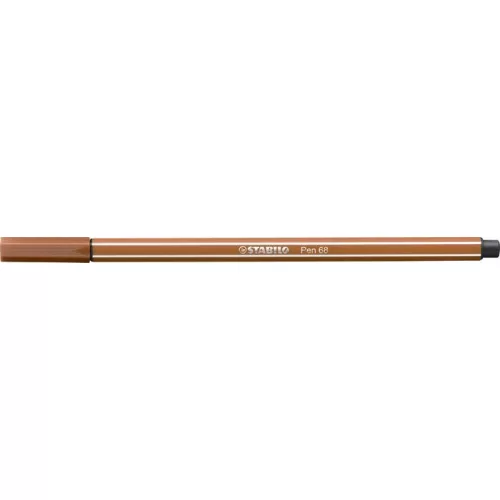 Filctoll, 1 mm, STABILO "Pen 68", vörösbarna