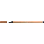 Filctoll, 1 mm, STABILO "Pen 68", vörösbarna