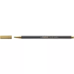 Filctoll, 1,4 mm, STABILO "Pen 68 metallic", arany
