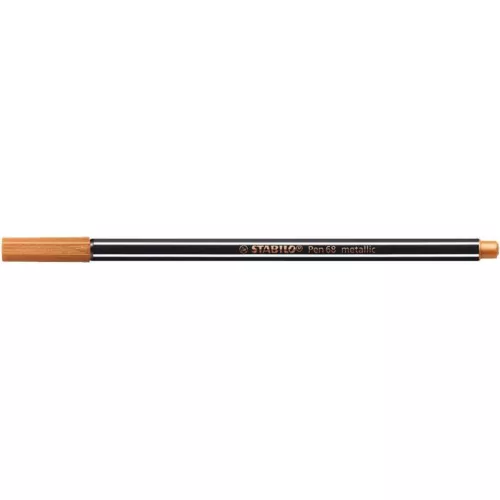 Filctoll, 1,4 mm, STABILO "Pen 68 metallic", bronz