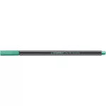 Filctoll, 1,4 mm, STABILO "Pen 68 metallic", metálzöld