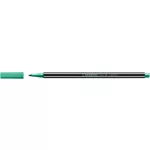 Filctoll, 1,4 mm, STABILO "Pen 68 metallic", metálzöld