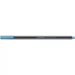 Filctoll, 1,4 mm, STABILO "Pen 68 metallic", metálkék