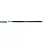 Filctoll, 1,4 mm, STABILO "Pen 68 metallic", metálkék
