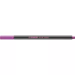 Filctoll, 1,4 mm, STABILO "Pen 68 metallic", metál rózsaszín