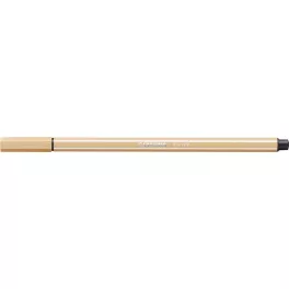 Filctoll, 1 mm, STABILO "Pen 68", világosokker