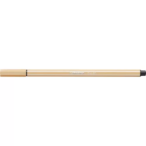 Filctoll, 1 mm, STABILO "Pen 68", világosokker