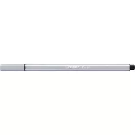 Filctoll, 1 mm, STABILO "Pen 68", világos szürke