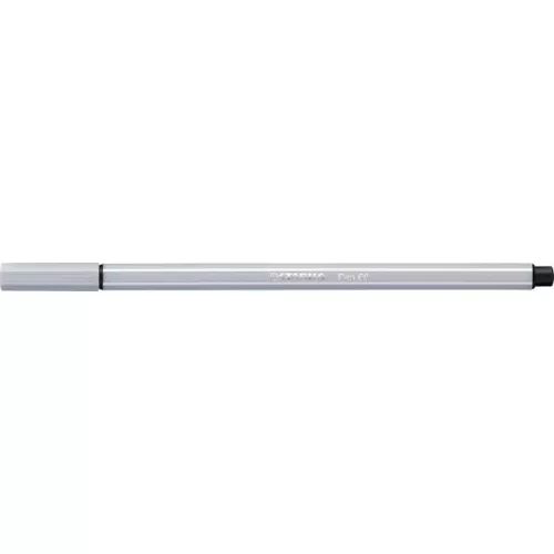 Filctoll, 1 mm, STABILO "Pen 68", világos szürke