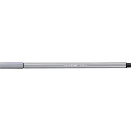 Filctoll, 1 mm, STABILO "Pen 68", közép szürke