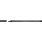 Filctoll, 1 mm, STABILO "Pen 68", mély szürke