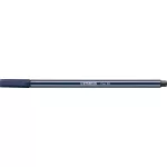 Filctoll, 1 mm, STABILO "Pen 68", éj szürke