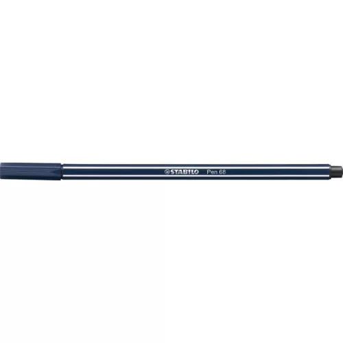 Filctoll, 1 mm, STABILO "Pen 68", éj szürke