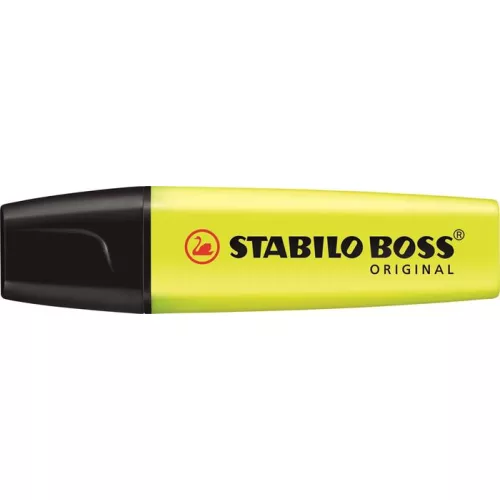Szövegkiemelő, 2-5 mm, STABILO "BOSS original", sárga